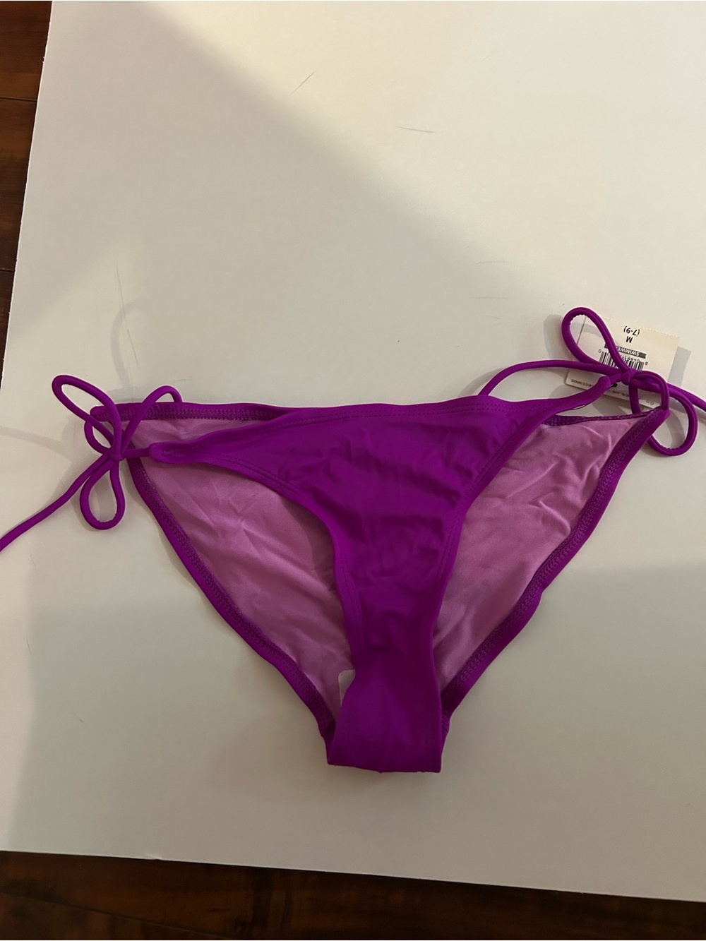 OP Purple Tie-Side Bikini Bottom
